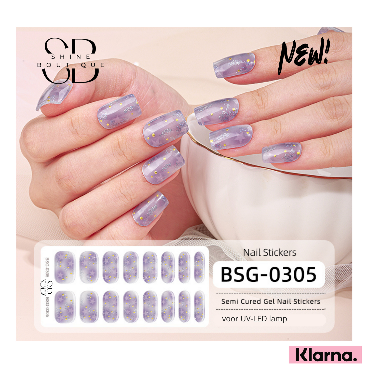 Galaxy Semicured Gelnagels Kit | BSG-0305